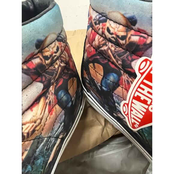 RARE Vans Iron Maiden x SK8-Hi LX The Trooper Skate Shoes Heavy Metal Rare Rock